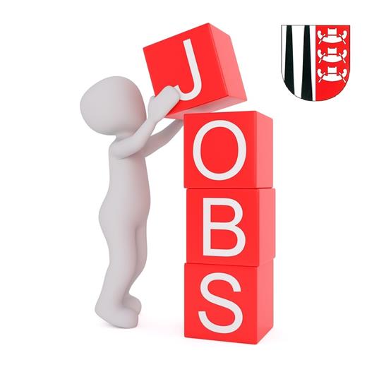 Weißes Männchen Job - Logo